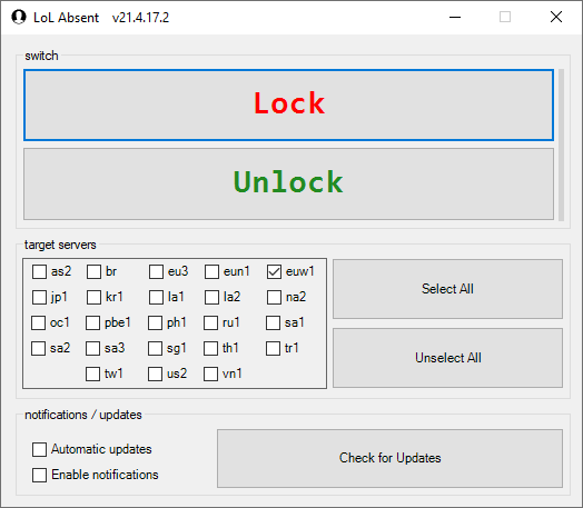 LoLAbsent Screenshot