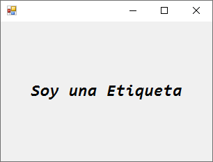 Form Font Bold Italic